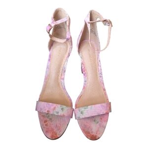 Madden Girl Pink Floral Heels
